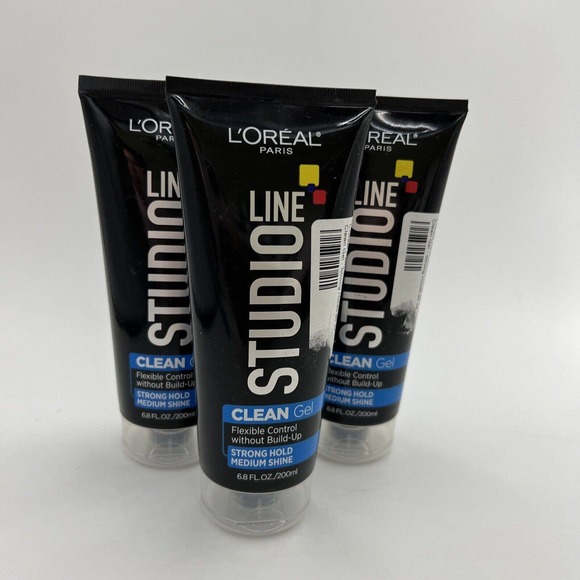 Lot of 3 Loreal Studio Line Clear Minded Clean Feeling Gel - 6.8 Oz New* - Picture 1 of 5